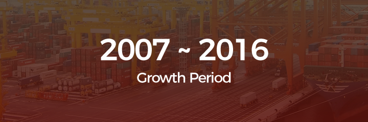 2007 ~ 2016 Growth Period