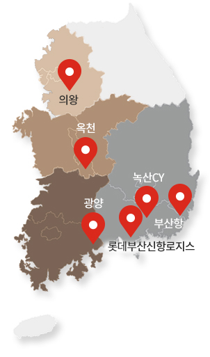 Logistics Network Service 지도